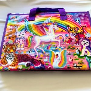 Lisa frank trifold portfolio vintage collectibles 🌈🐯🦄
